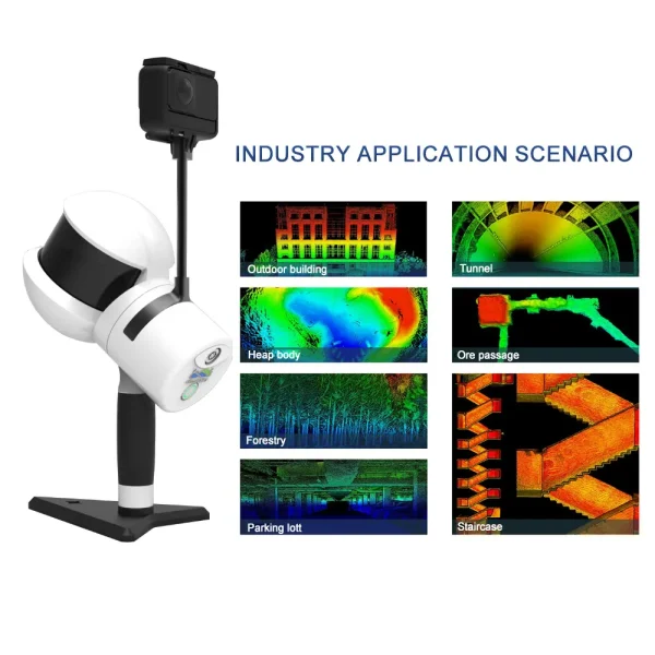 LiGrip H120 Handheld Scanning LiDAR High Quality SLAM Laser Scanner for Engineering Survey High precision Laser radar Scanner - Image 5