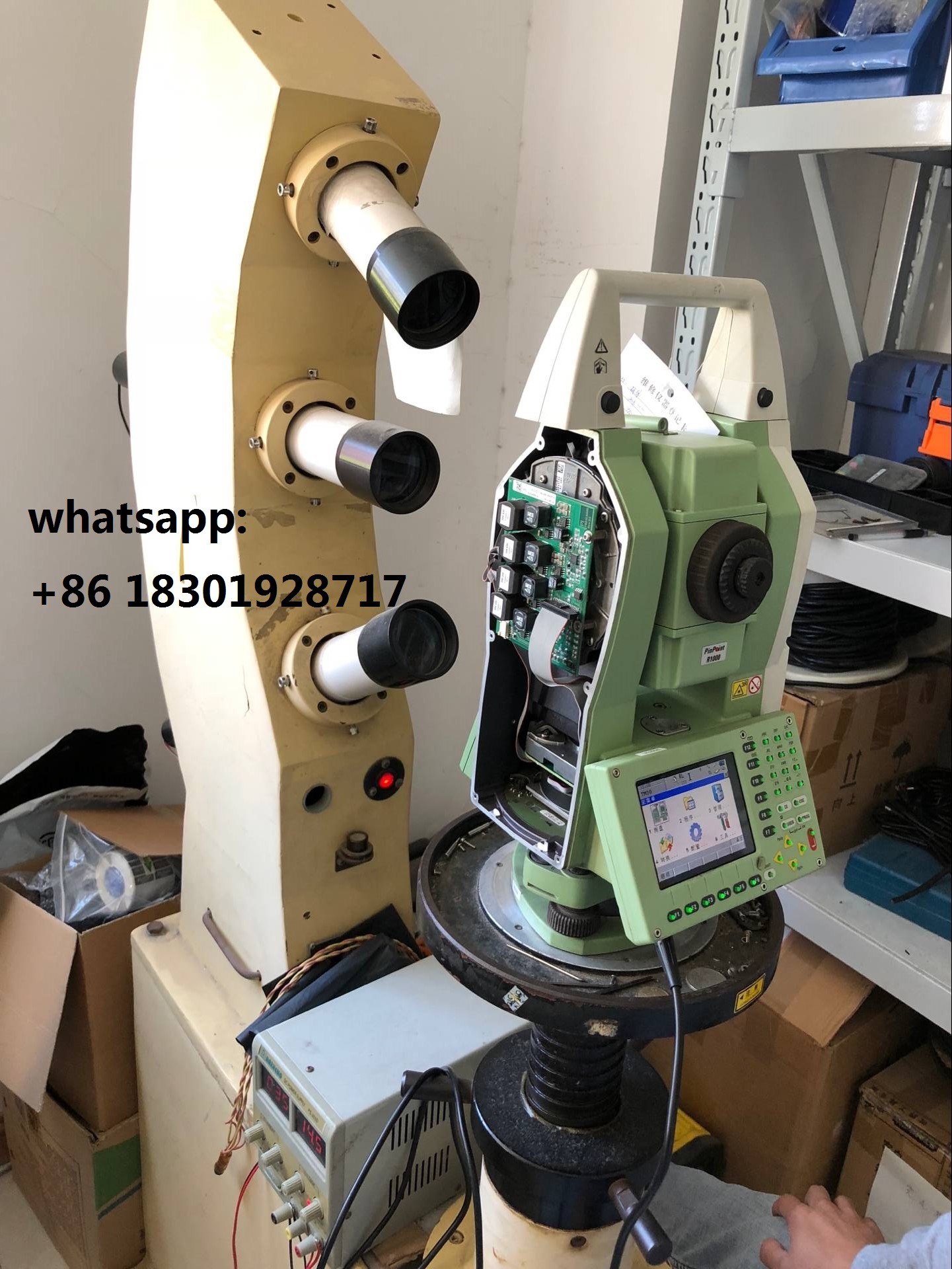 otal Station Repair service Leica total station TCRP1202+ mainboard repair supply PUK code - Image 2