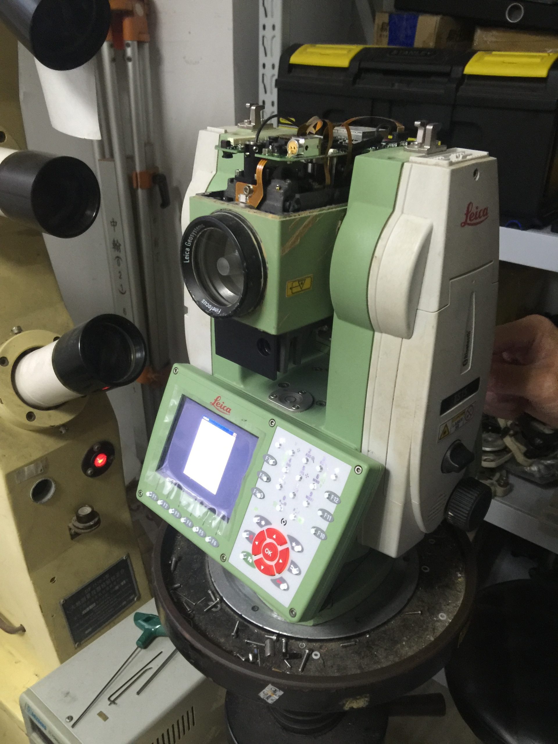 Total station repair service Leica TM30 TM50 Instrument water inlet maintenance - Image 2
