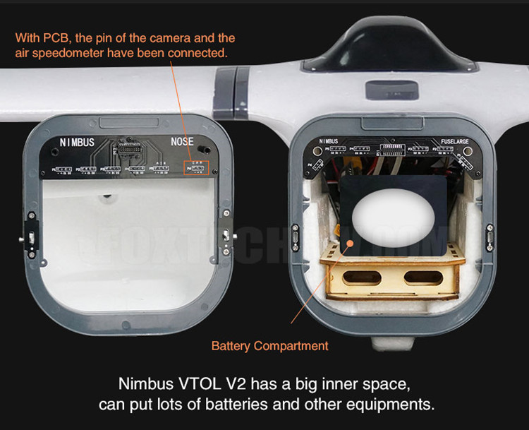 UAV Mapping Drone Nimbus Long Endurance VTOL UAV Drone with PPK for Precision Mapping and Survey - Image 2