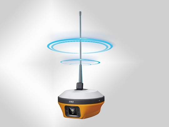 Measuring Instruments RTK GNSS Reciver Hi Target V98 GPS dual battery with yellow color