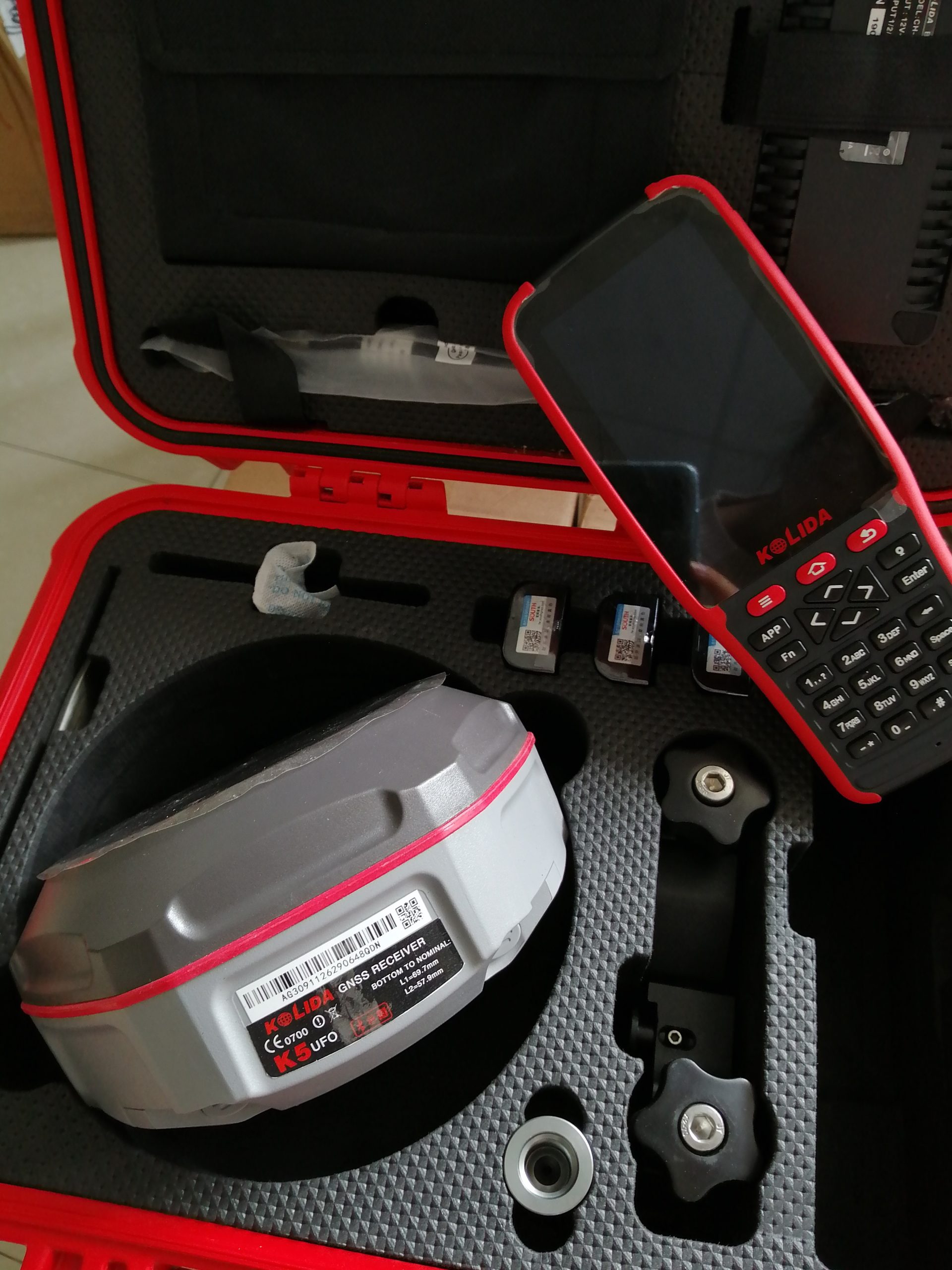 China Kolida K5 UFO Rtk Gnss Receiver GPS With 440 Channels Solution - Image 2