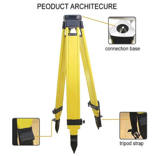 Professional Factory Heavy Duty Wooden Tripod - Image 8