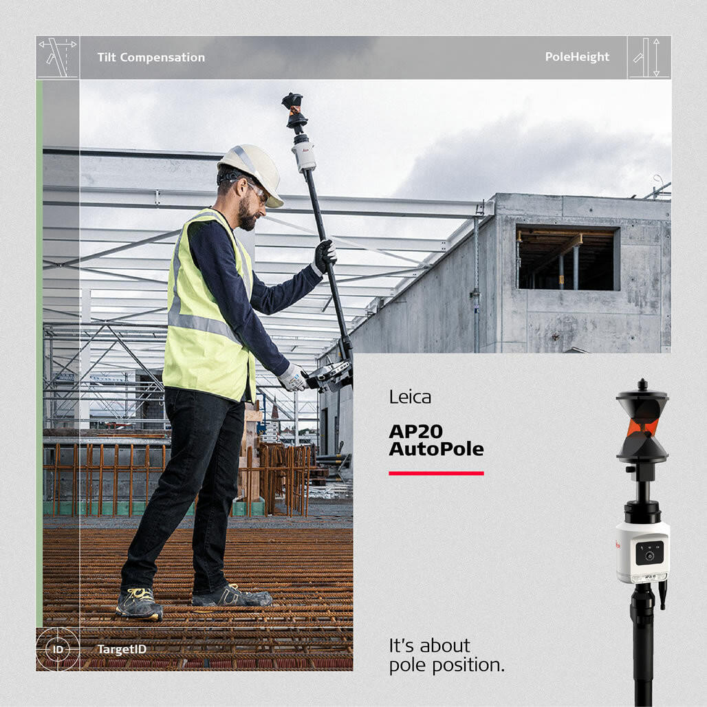 Leica AP20 AutoPole Height + Tilt +ID Package - Image 8